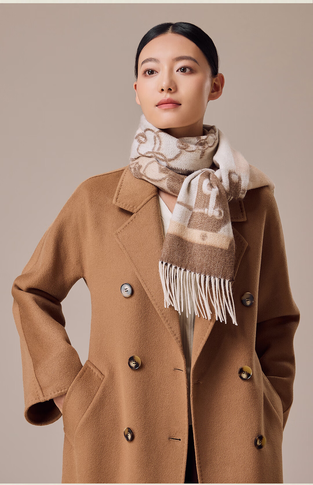 Shanghai Story 100% Cashmere Scarf for Women Autumn Winter New Extended Shawl Gift Box Mother's Day Birthday Gift for Mom 5
