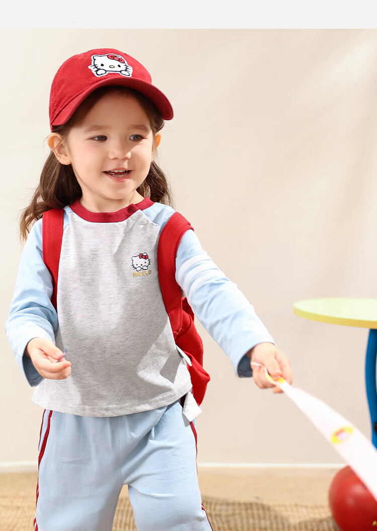 LUSON Little O Dad Baby Girl Toddler Set 2025 Autumn New Long Sleeve T-Shirt Sports Casual Fall Outfit 8