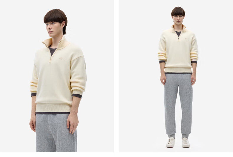 Bananain Repi502++ Unisex Thermal Half-Zip Pullover Sweater Autumn Winter Warm Base Layer Long Sleeve Top 9
