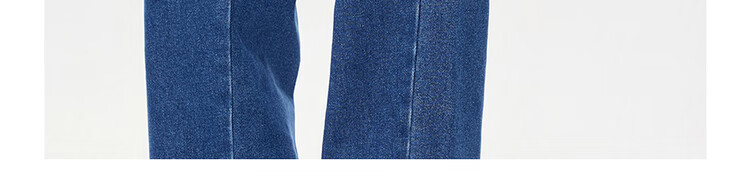 Zara Vintage Straight Leg Jeans Women Autumn and Winter Heavy Wash High Waist Zipper Jeans 05415683 14
