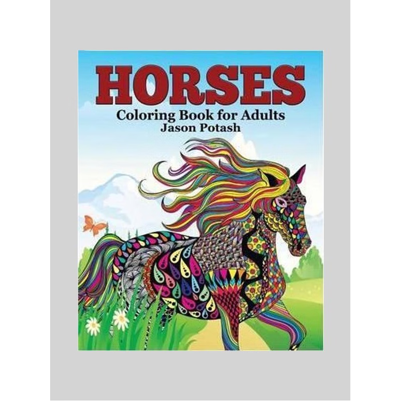 按需印刷Horses Coloring Book for Adults[9781364576837]