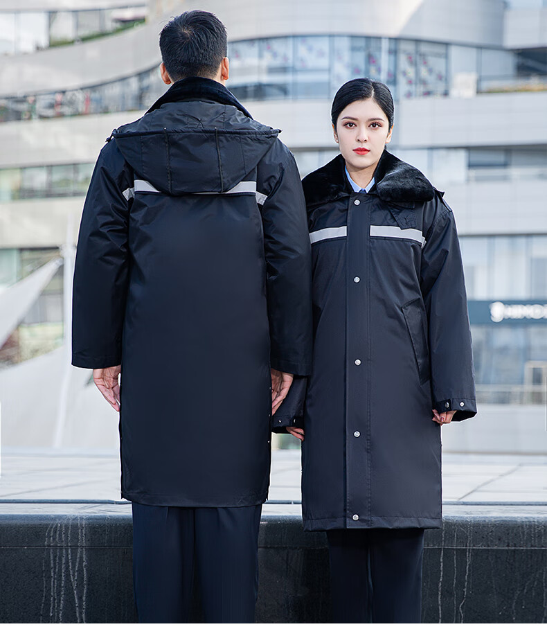 保安执勤服保安工作服秋冬装棉服男冬季加厚执勤制服套装防寒保安棉衣