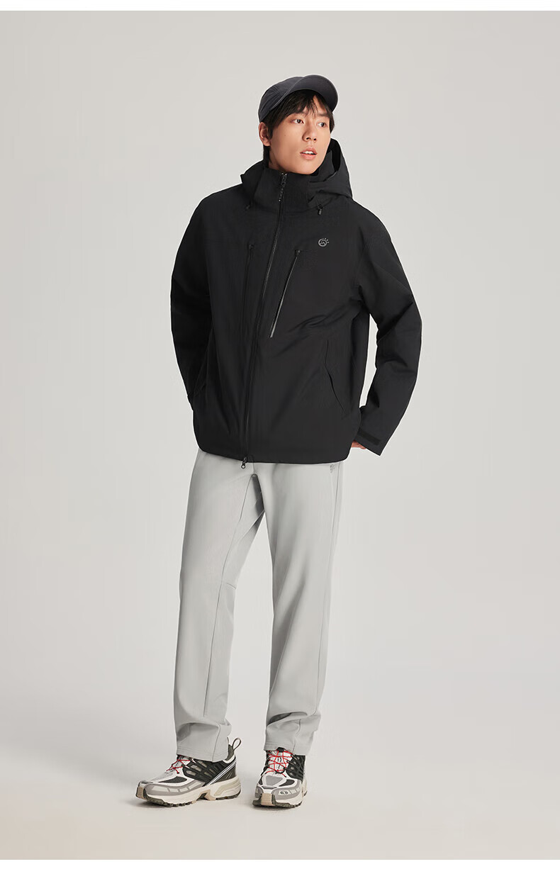 TECTOP Three-in-One Waterproof Hard Shell Jacket with Fleece Liner for Men Mountaineering 19