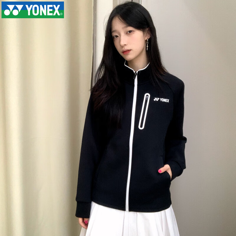 YONEX Autumn Winter Badminton Long Sleeve Hoodie Jacket Sportswear Men’s 150094BCR White L 16