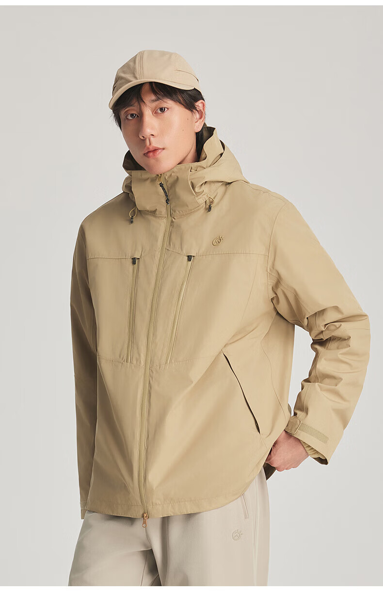 TECTOP Three-in-One Waterproof Hard Shell Jacket with Fleece Liner for Men Mountaineering 15