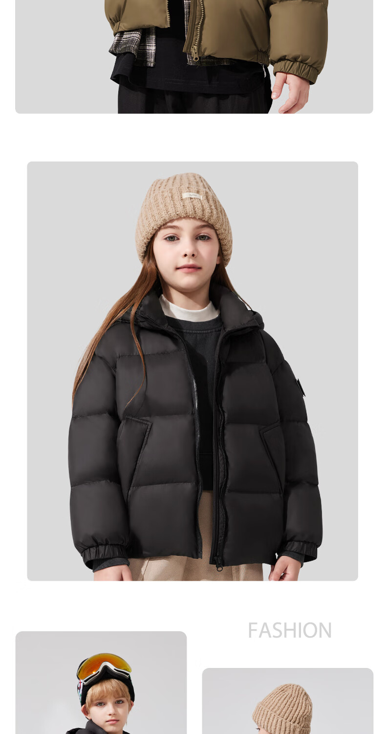 Disney Kids Three-Proof Hooded Down Jacket 2025 Winter New Thickened Warm Girls Boys Coat Trendy Top 6