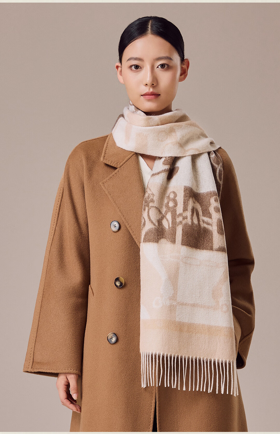 Shanghai Story 100% Cashmere Scarf for Women Autumn Winter New Extended Shawl Gift Box Mother's Day Birthday Gift for Mom 6