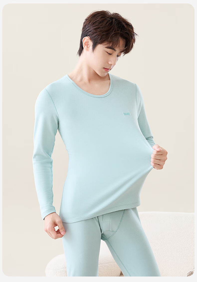 Yalu Youth Thermal Underwear Boys Mid-Teen Autumn Long Johns Comfortable Breathable Winter Undershirt and Pants for Middle and High School Students 4
