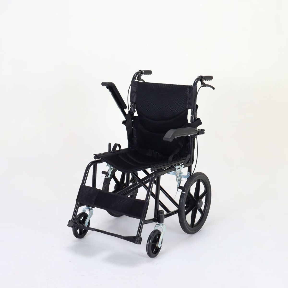 小轮轮椅折叠轻便便携旅游出行手动手推残疾人代步车儿童轮椅车 24寸