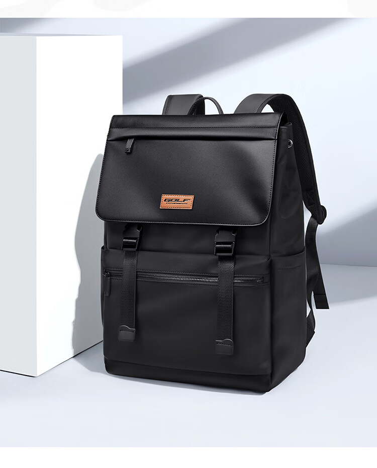 GOLF Casual Lightweight Men's Backpack Multifunctional Travel Bag Business Student School Bag 16-inch Laptop Bag 9