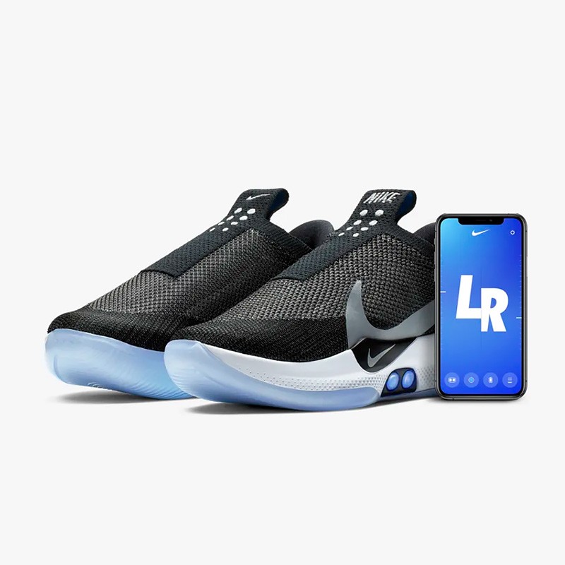 bebe8耐克nikeadaptbbblack2代无线充电自动系鞋带男子运动篮球鞋自动