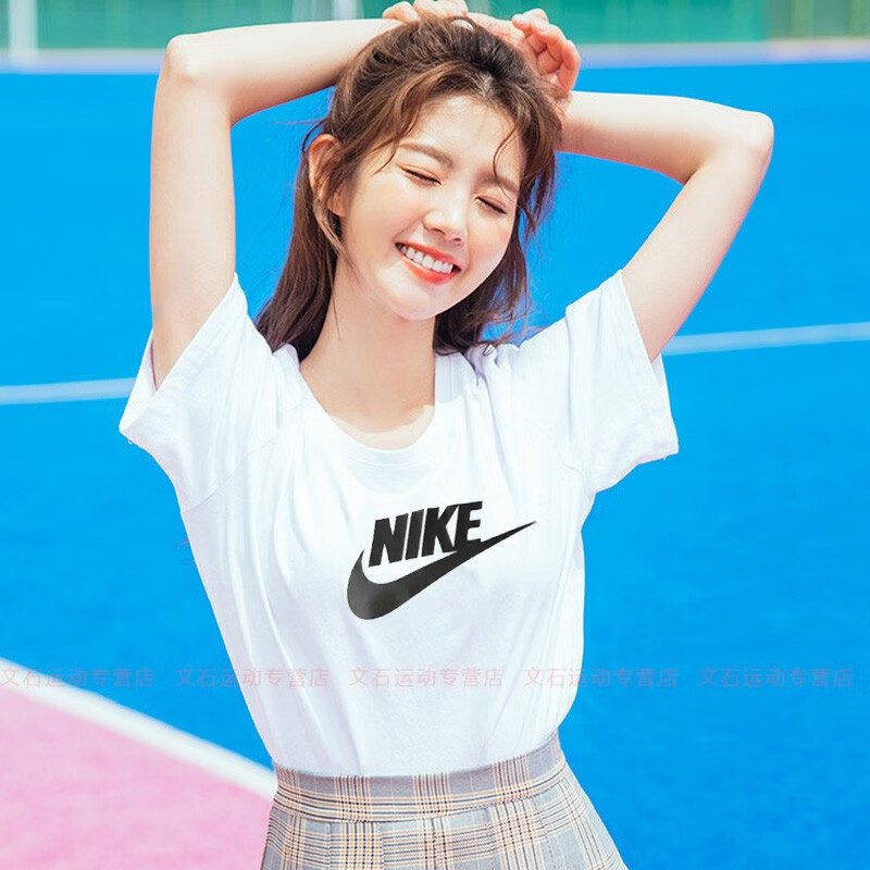 nike耐克女装短袖2020春季新款运动服休闲圆领轻便舒适透气宽松跑步