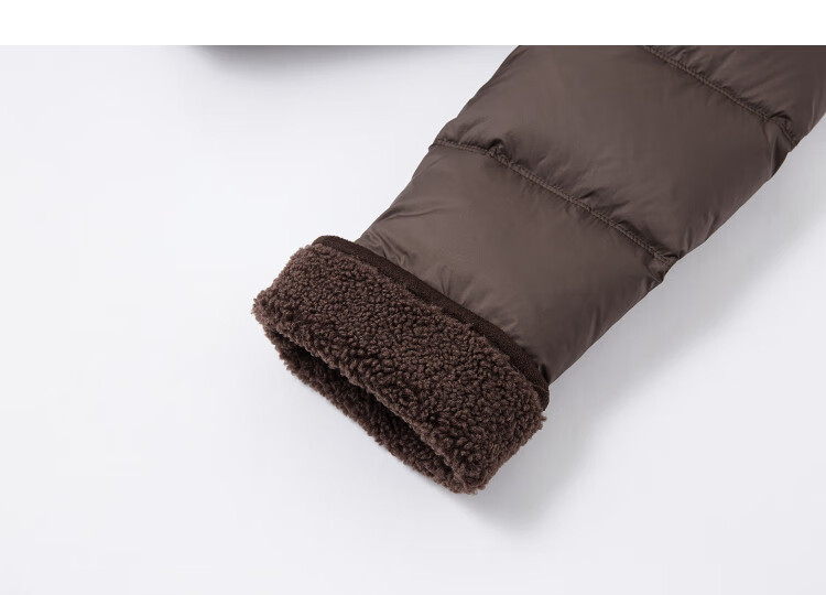Demana [Twilight Mirror] Winter Mini Heater 90% Duck Down Stand Collar Hooded Three-Layer Craft Decorative Piping Down Jacket 6