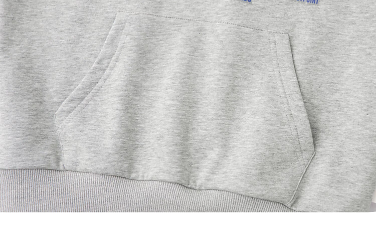 Duoduo Home [Kangaroo Pocket] Boys' Red Hoodie Sportswear Casual Spring American Letter Print Top for Older Children 26