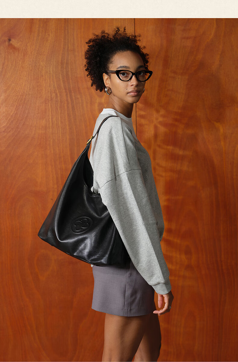 CASSILE [Celebrity Style] Cassile Tote Bag for Women, Vegetable-Tanned Leather, Large Capacity Hobo Bag, 520 Gift 14