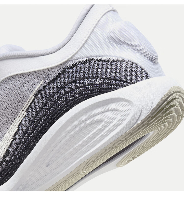 NIKE Men's Basketball Shoes G.T. HUSTLE ACADEMY Sports Shoes FJ7808-100 Gray White Size 43 2