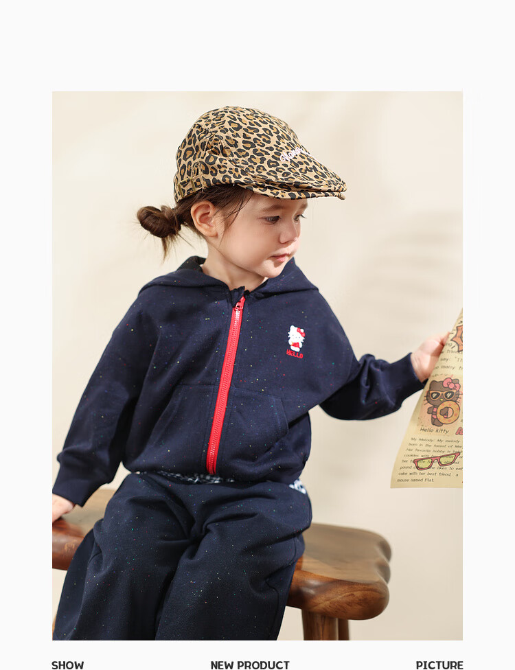 LUSON Little O Dad Baby Girl Autumn Outfit 2025 Spring and Autumn Long Sleeve Sweatshirt Jacket and Pants Baby Clothes 15