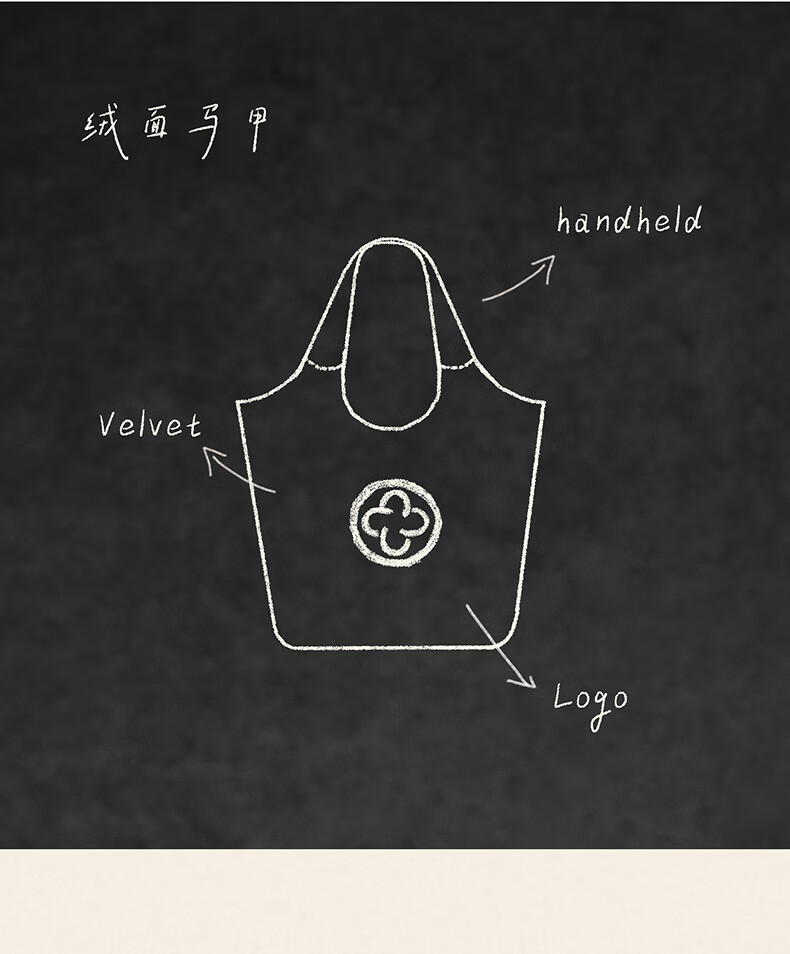 CASSILE Handbag for Women, Sheepskin Soft Velvet Surface, Niche Luxury Tote Bag, Birthday Gift 3