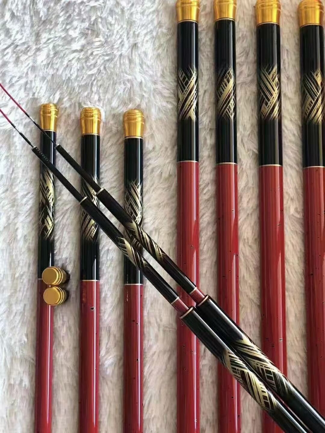 迈格迪(maigedi) 红虎鱼竿水库红虎鱼竿28调46t高碳超轻超硬台钓竿