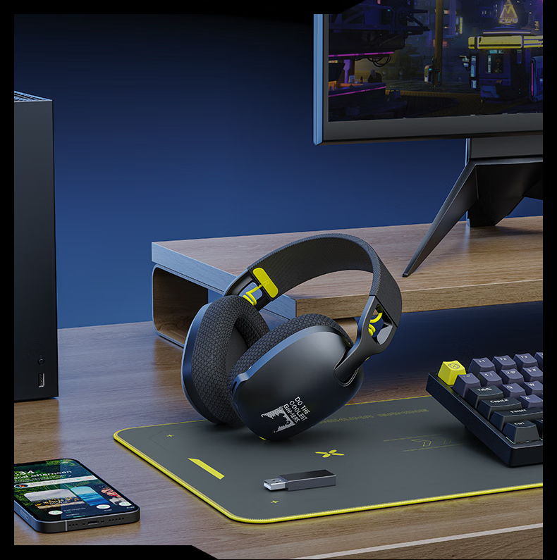 ONIKUMA Tri-Mode Gaming Bluetooth Headset Over-Ear High-Quality Call Noise-Cancelling Low Latency Wireless Headphones with Mic for PC Mobile Tablet Multi-Compatible Birthday Gift 13