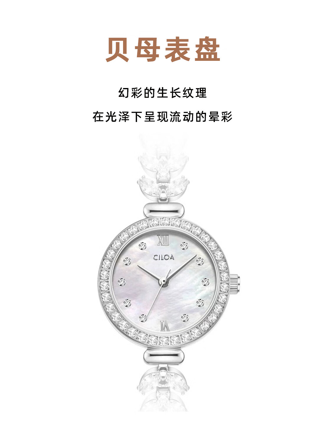 CILOA Mermaid Watch, Women's Bracelet-Style Ladies' Small Luxury Niche Design, 2025 New Model, Compact And Exquisite Fish Tail Watch for Girls 2