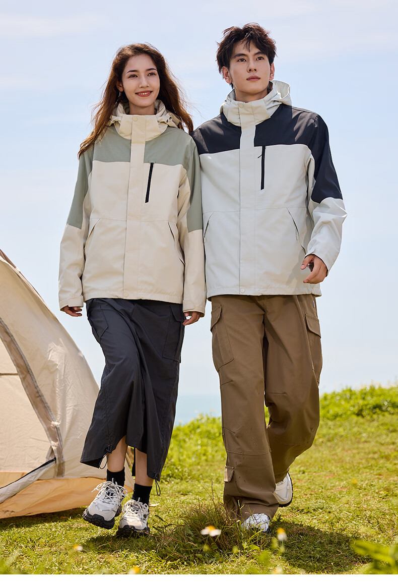 Snow Flying 3-in-1 Two-Piece Outdoor Jacket Unisex 2025 Autumn Winter New Couple Detachable Fleece Liner Coat 14
