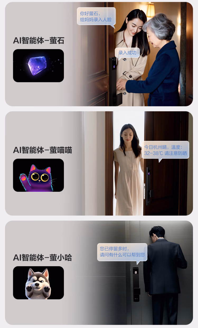 萤石指纹锁Y5000FVP