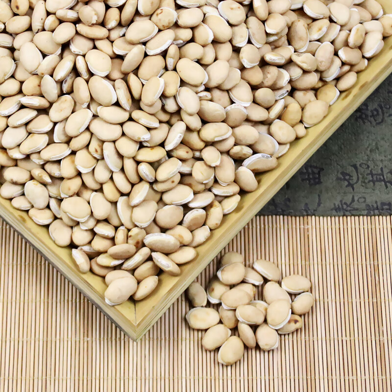 卡莱诺 炒白扁豆500g/袋 藊豆白藊豆南扁豆 中药