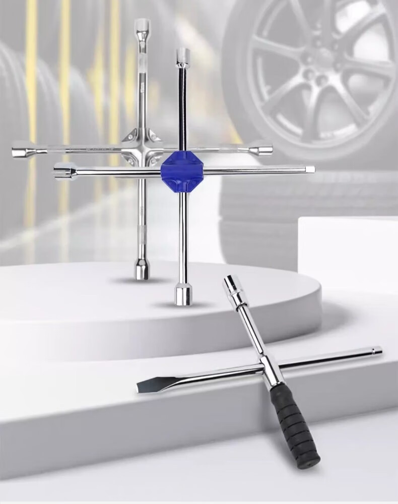 Great Wall Precision Cross Tire Wrench Car Tire Removal Auto Repair Tool Household Vehicle Tire Changing Wrench 428753 4