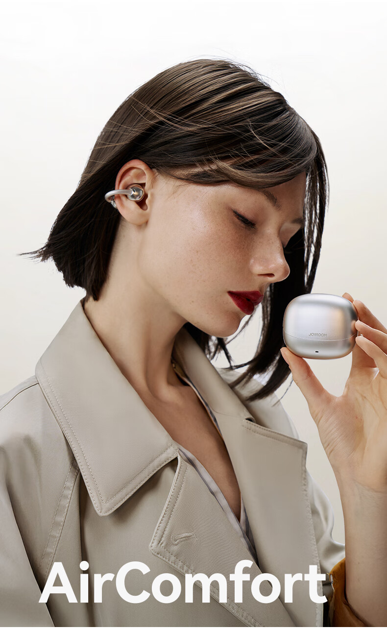 Joyroom OE3 Bluetooth Earphones L-Shaped Flat Head Clip-On Open-Ear Bone Conduction Wireless Sports Running Long Battery Life 2026 Latest Model 20