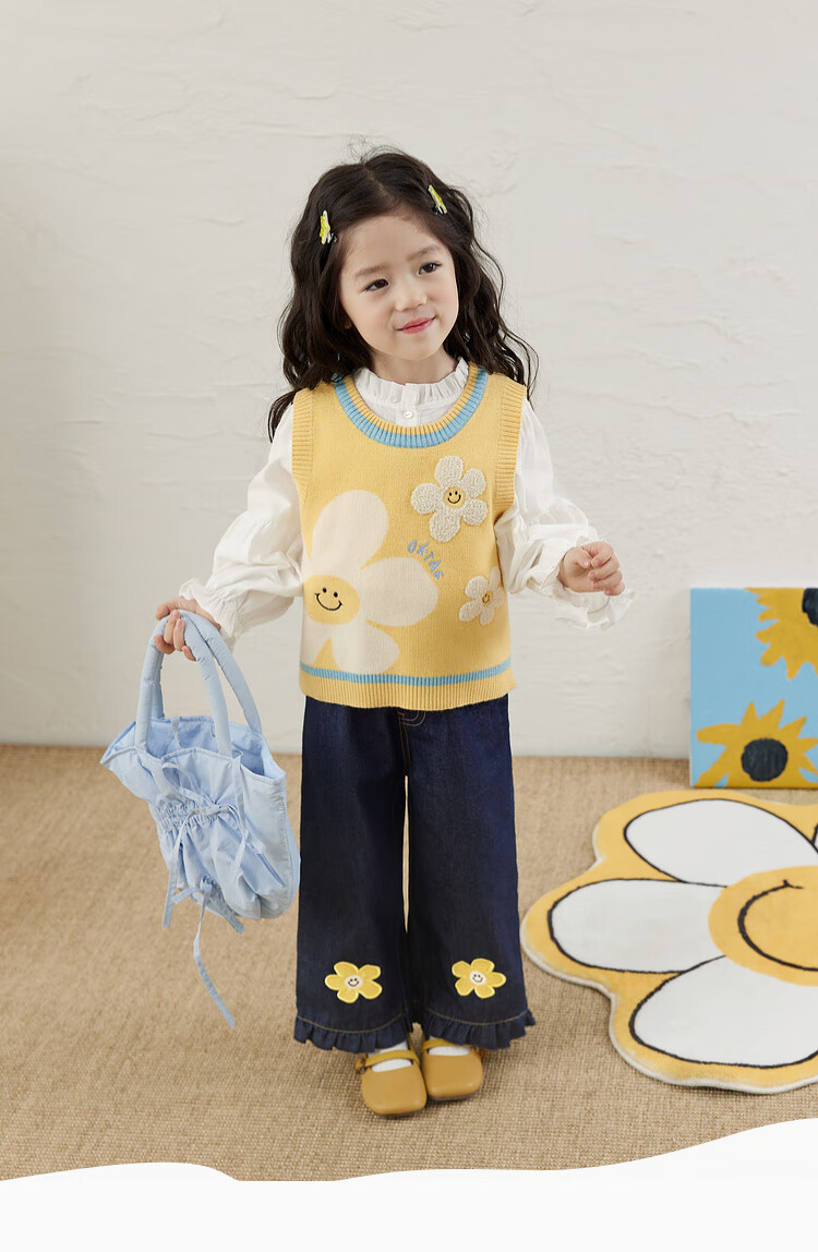 LUSON Xiao O Bao Okids Children's Spring and Autumn Fashionable Girls' Outfit 2025 New Girls' Set 1