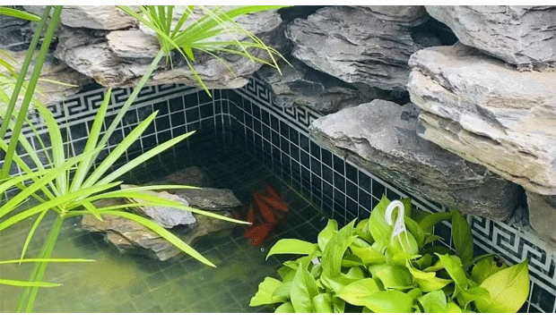 天然大理石石材马赛克瓷砖水池鱼池贴砖仿古背景墙墙贴卫生间浴室 浅