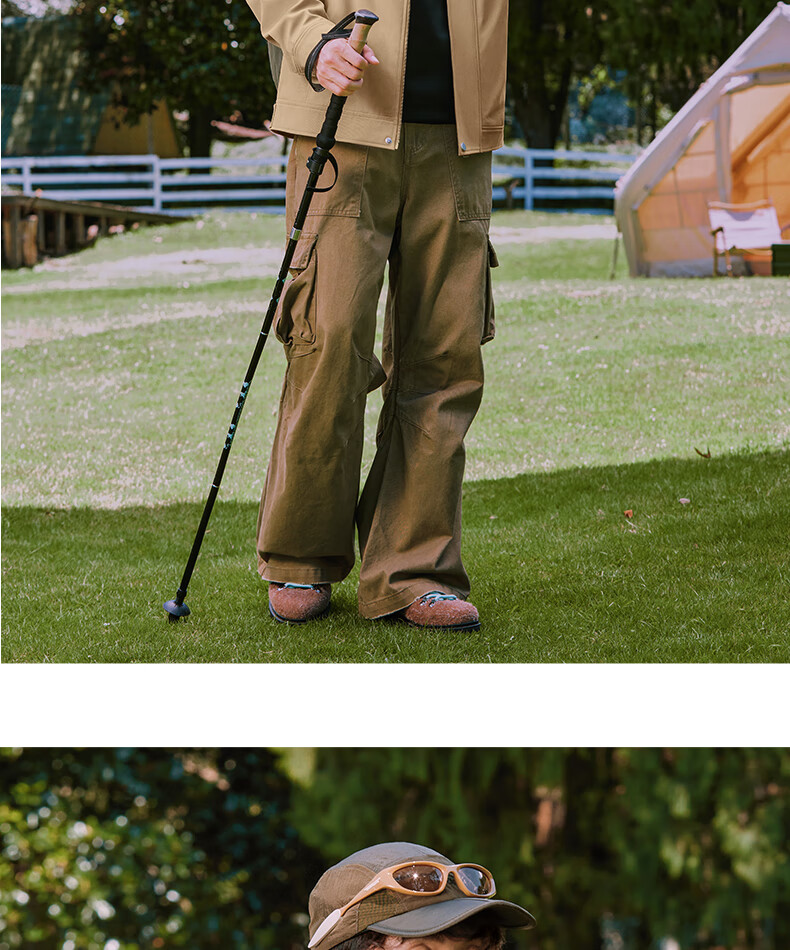 MARK FAIRWHALE Vintage Lapel Jacket for Men, 2026 Spring And Autumn New High-End Barne Style Workwear Coat Trendy Brand, Khaki, M 3