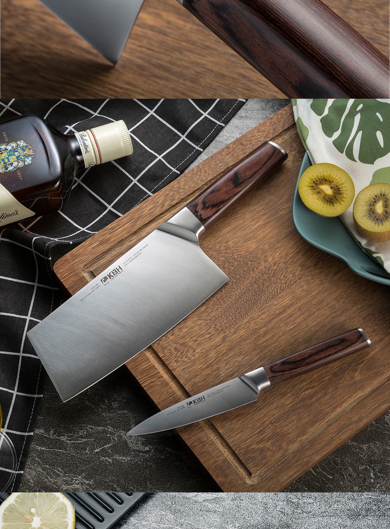德国康巴赫正品菜刀刀具套装厨房菜刀家用德国工艺全套不锈钢切水果刀