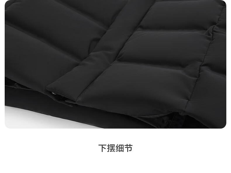 SNOWFLYING [Cheng Yi Same Style] [Goose Down] [Unisex] H-Fit Long Sports Hooded Down Jacket Outdoor 13