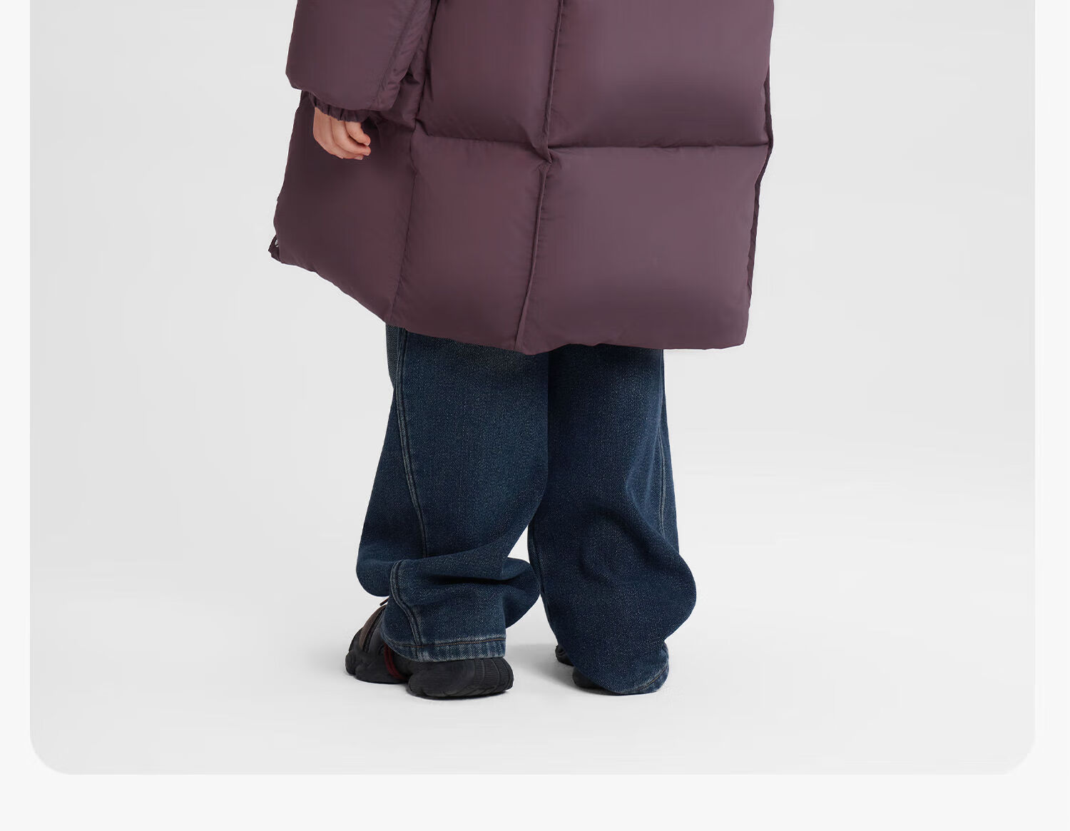 Zuo Xi Boys' Mid-Length Down Jacket Winter Warm Thickened Hooded Coat Red Size 130 New Year Outfit 63