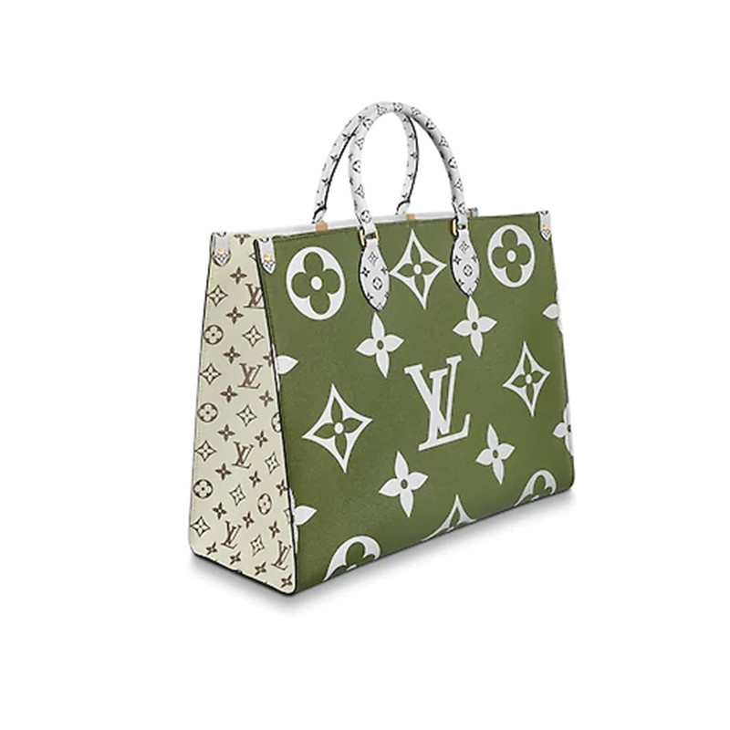 louisvuitton路易威登19春夏女士奶白色onthego手袋手提包需预定预售