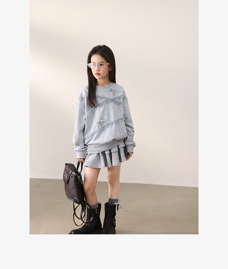 LUSON Chen Dazhu Girls Casual Set Autumn Thin Big Kids Sportswear Children's Autumn Clothes 20