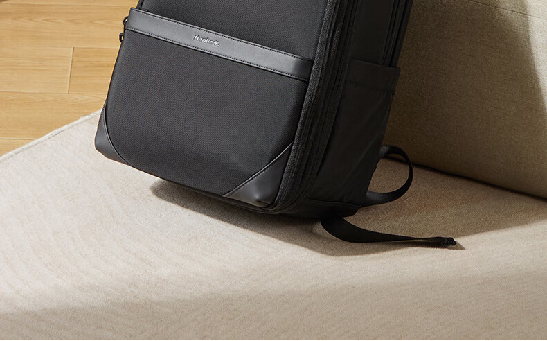 Hanke 30L Expandable Laptop Backpack 17-inch Classic Black Unisex Travel Commuter Business Large Capacity School Bag 11