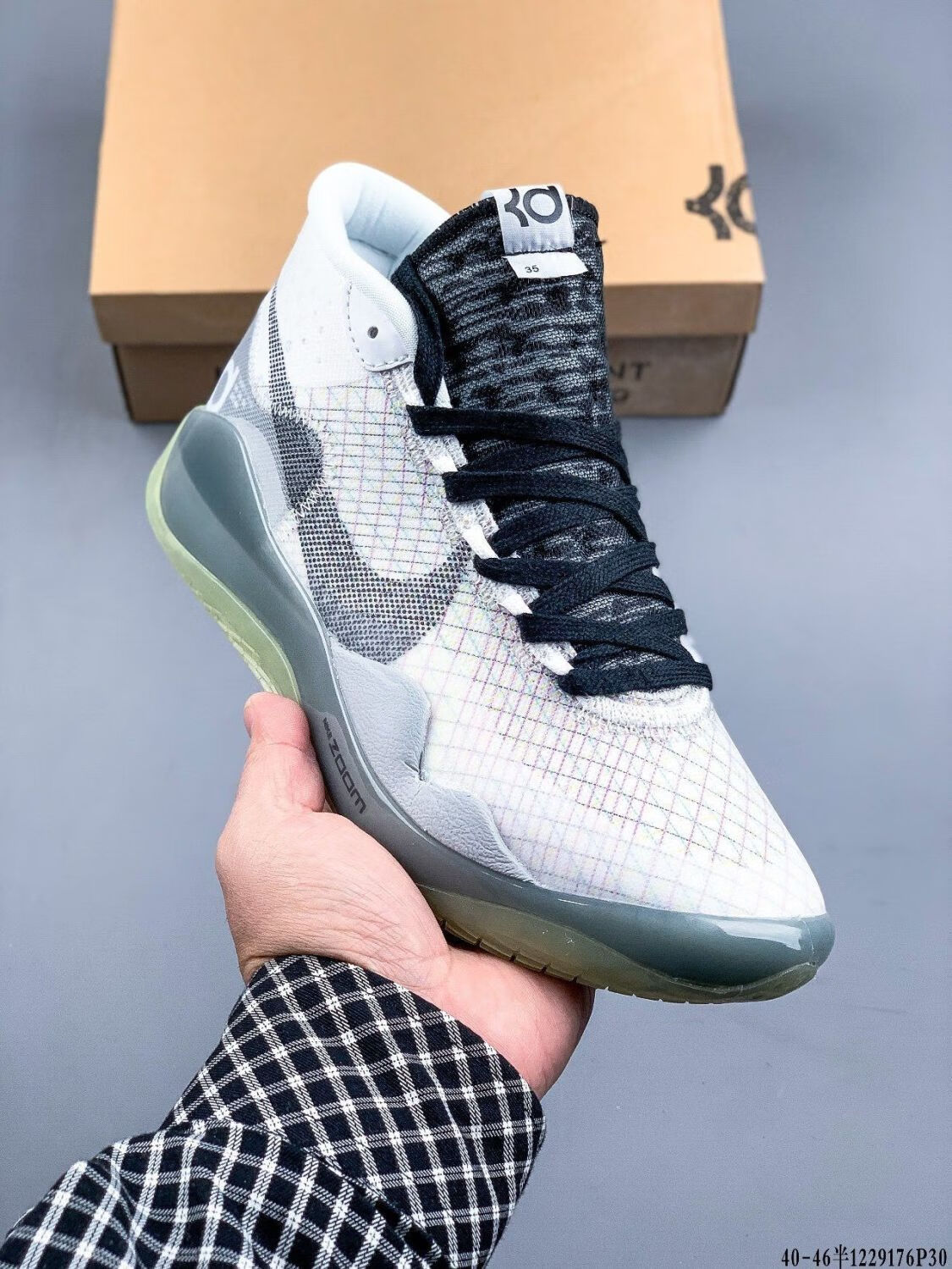 杜兰特12代篮球鞋男鞋kd12男子高帮透气运动鞋球鞋训练鞋 字母全明星