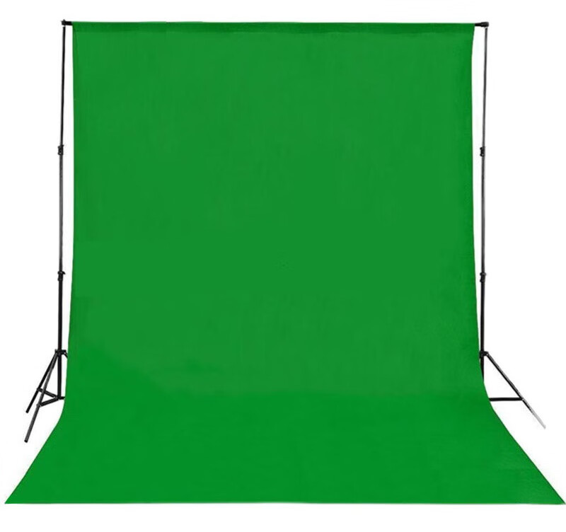 加厚绿幕摄影背景布绿布抠像绒布拍照幕布摄影棚布直播道具 宝蓝色 1.