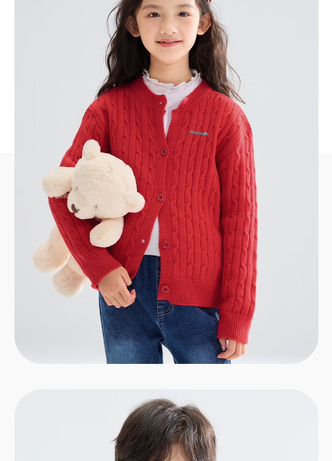Disney Girls' Sweater Set 2026 Spring New Cute Princess Style Children's Knitwear 35