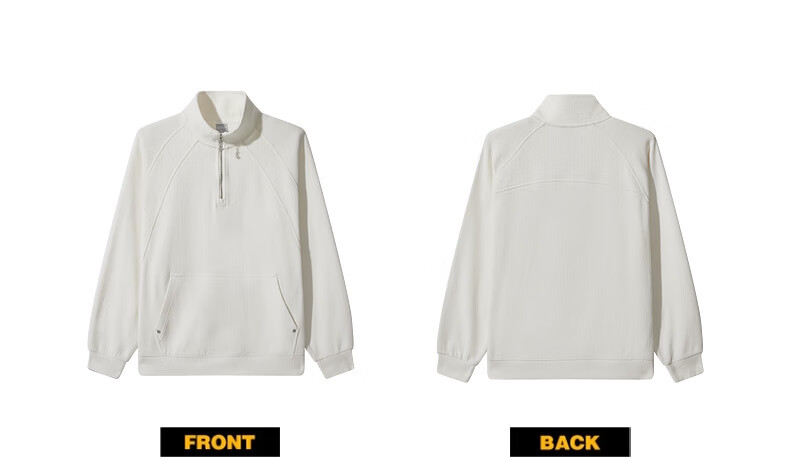 CABBEEN Velvet Y-Axis Stripe Men's Sweatshirt Special Fabric LOGO Single C Embroidery Winter Long Sleeve Sweatshirt 14