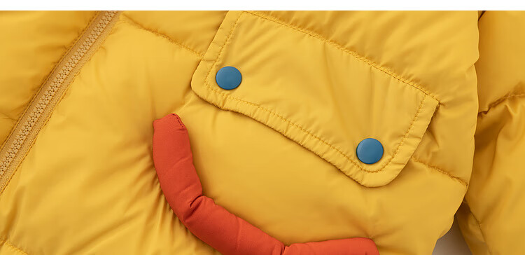 Papapapa Winter Kids Down Jacket Unisex Three-Proof Warmth Locking Pink 120 14