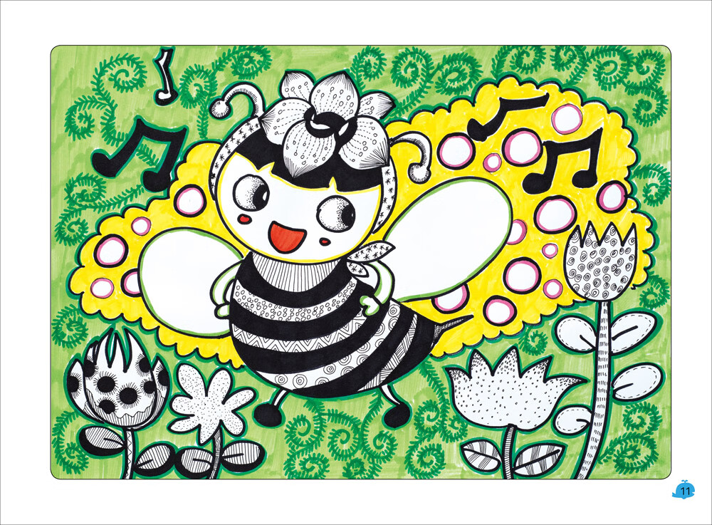 儿童线描画教材少儿启蒙美术丛书儿童彩笔线描画启蒙绘画技法书籍正版