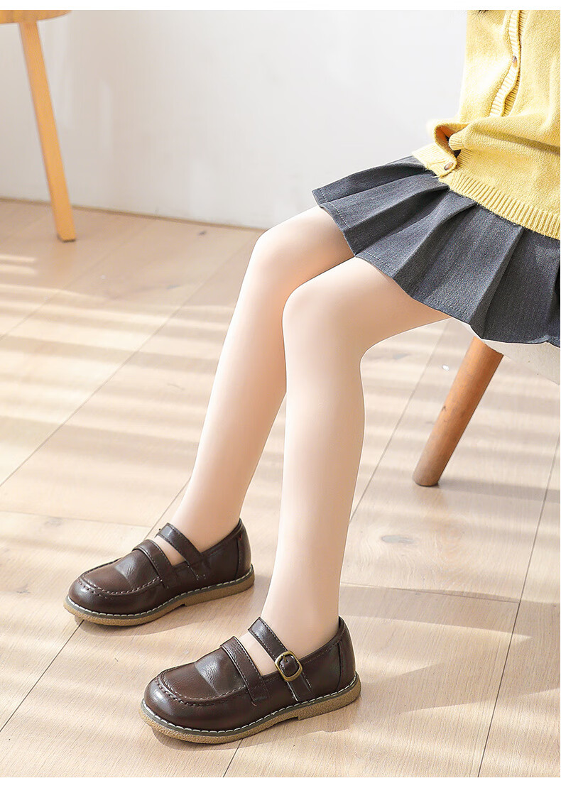 裤袜加绒加厚款打底裤百搭小女孩跳舞袜四季厚款儿童练功袜丝袜表演袜