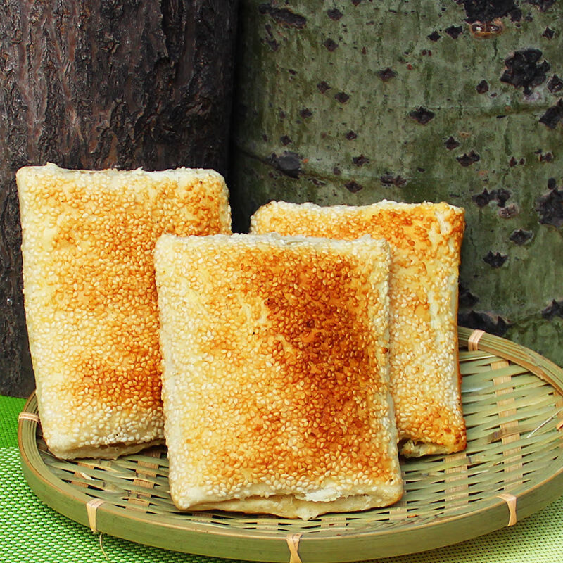 河北缸炉烧饼曲阳行唐灵山灵寿千层芝麻香脆手工特产小吃多规格 咸香