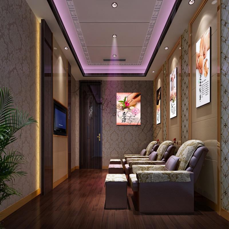 店长足浴足疗店装饰画洗脚足底按摩拔罐足疗壁画推拿针灸养生会所挂画