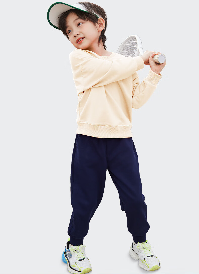 Jeanswest Boys' Sportswear Set, Spring And Autumn Style 2026 New Collection, Children's Sweatshirt Two-Piece Set, Spring Outfit for Boys, Chinese-Style Clothing 9