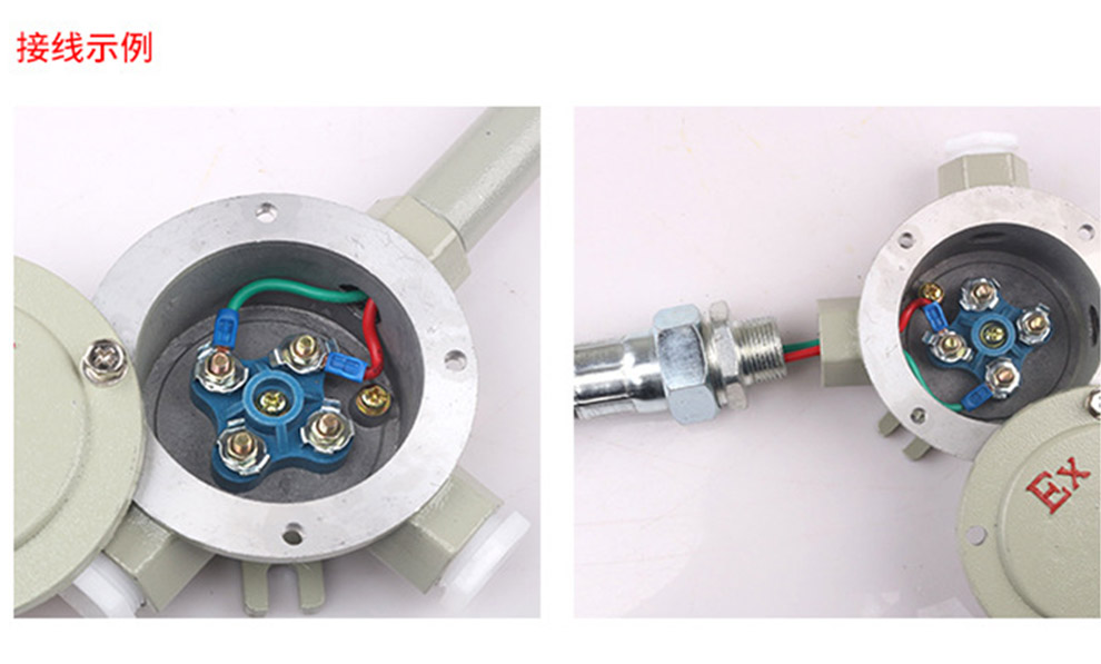 防爆接线盒内部接法图片